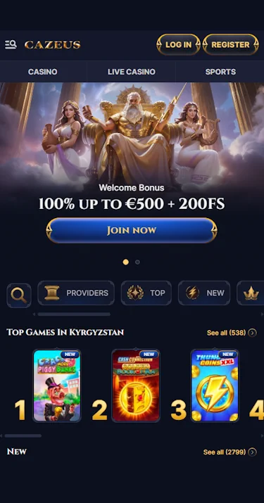 Cazeus Casino Online